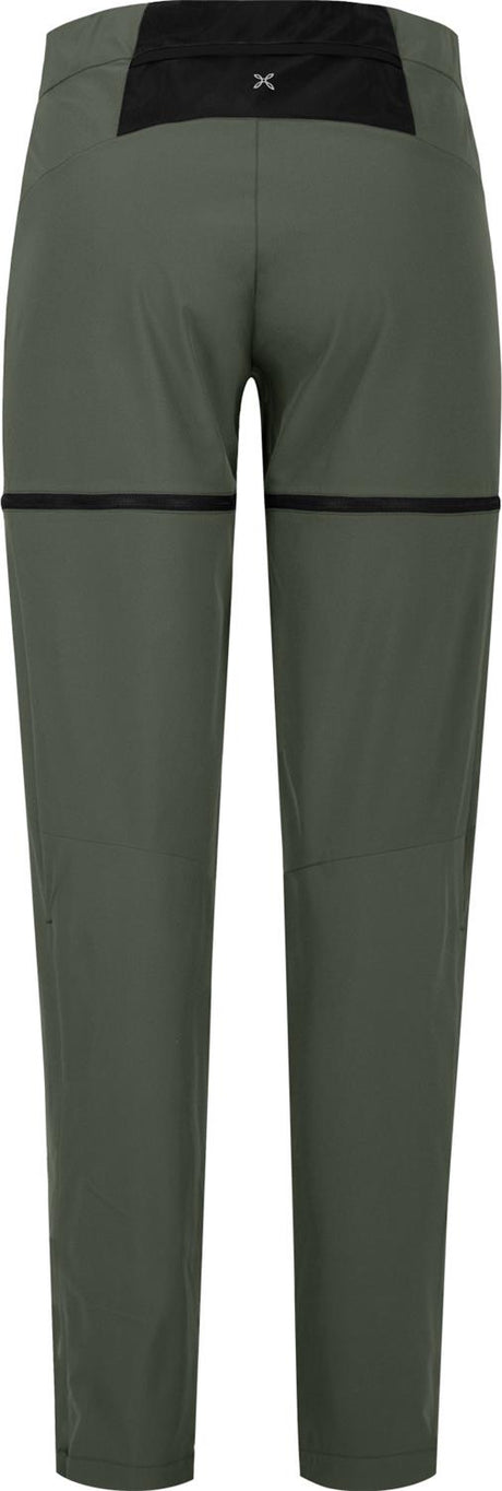 Montura - RISE ZIP OFF PANTS WOMAN — VERDE SALVIA — Vista posteriore 4