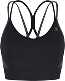 Montura - CRIMP CROSS BRA WOMAN — BLACK/PIOMBO — Vista frontale 1