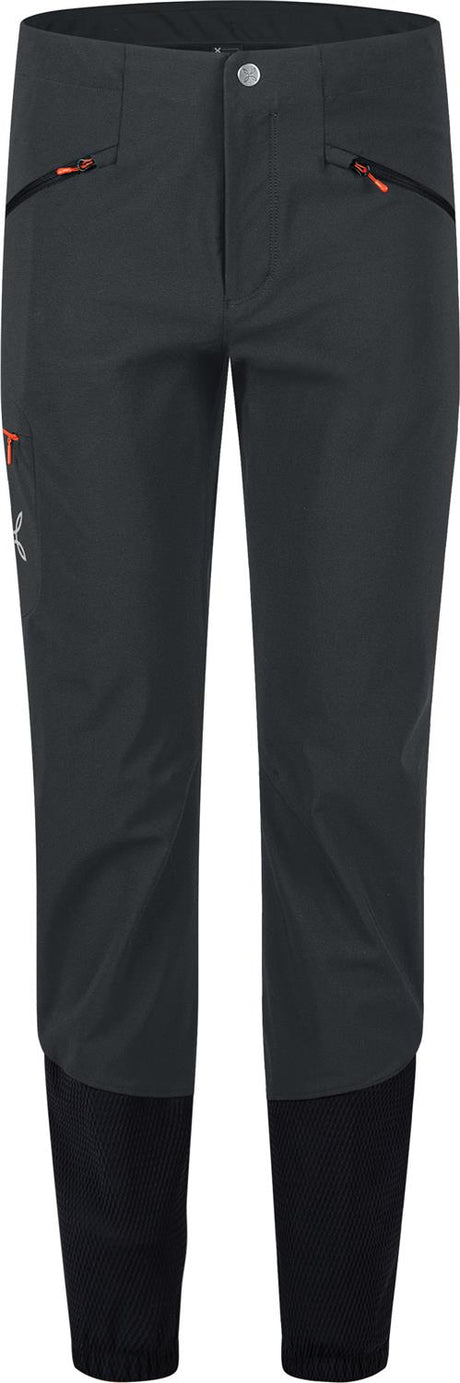 Montura - VERTIGO ALLROUND PANTS — ANTRACITE/ORANGE — Vista frontale 1