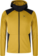 Montura - TIMELESS MIX HOODED MAGLIA — MUSTARD — Vista frontale 1