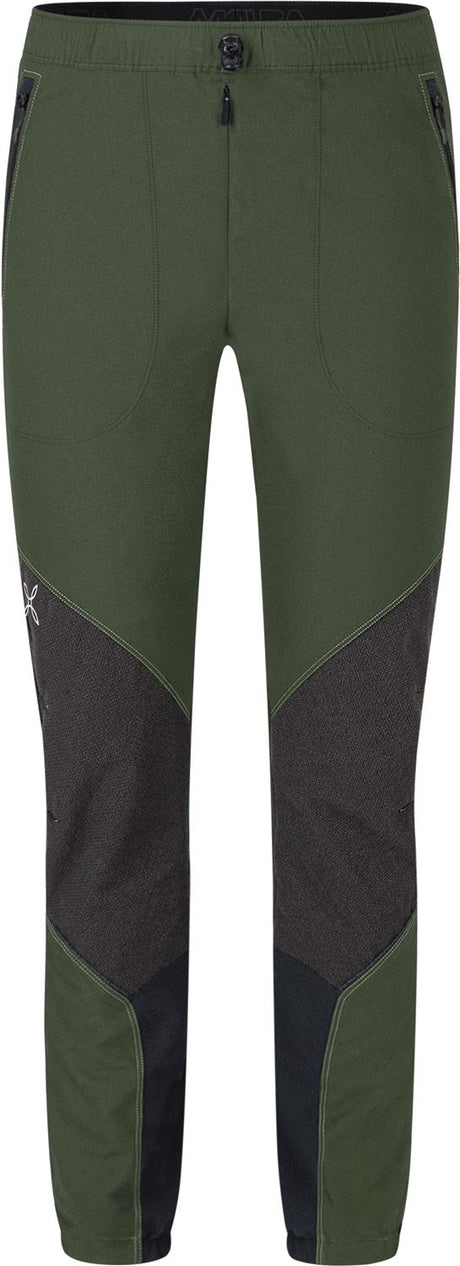 Montura - VERTIGO -7 CM PANTS — VERDE SALVIA — Vista frontale 1