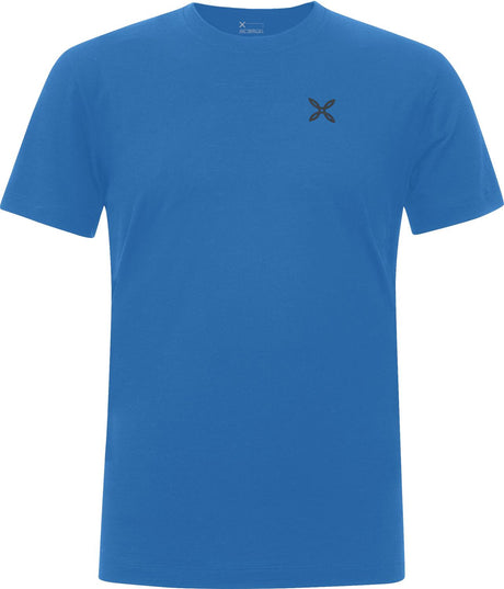 Montura - LOGO MERINO T-SHIRT — B.BLUE — Vista frontale 1