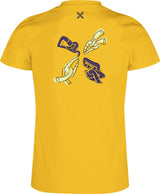 Montura - KNOTS T-SHIRT KIDS — MUSTARD — Vista posteriore 2