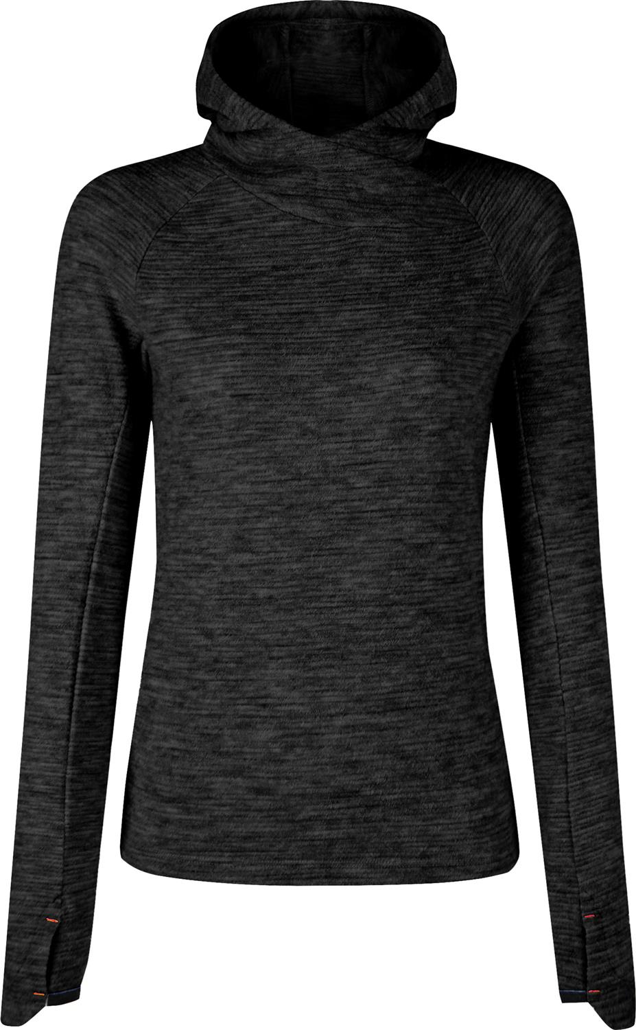 Montura - VERSANTE MERINO HOOD.L/S TEE W — ARDESIA — Vista frontale 1