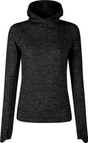 Montura - VERSANTE MERINO HOOD.L/S TEE W — ARDESIA — Vista frontale 1