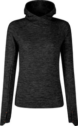 Montura - VERSANTE MERINO HOOD.L/S TEE W — ARDESIA — Vista frontale 1