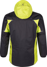 Montura - NEVIS 2 JACKET KIDS — ANTRACITE/VERDE LIME — Vista posteriore 3