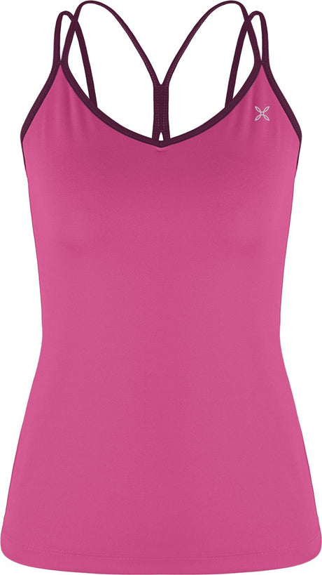 Montura - CRIMP CROSS CANOTTA WOMAN — BATON ROUGE/VINACCIA — Vista frontale 1