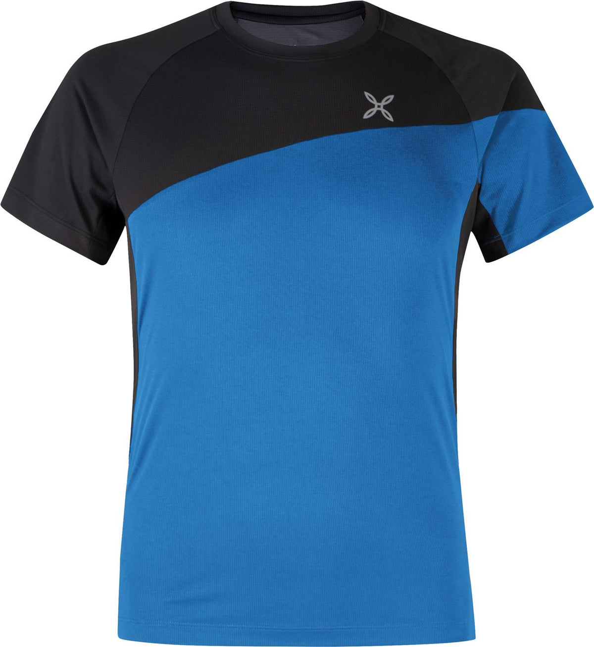 Montura - COLOR BLOCKING T-SHIRT — B.BLUE — Vista frontale 1