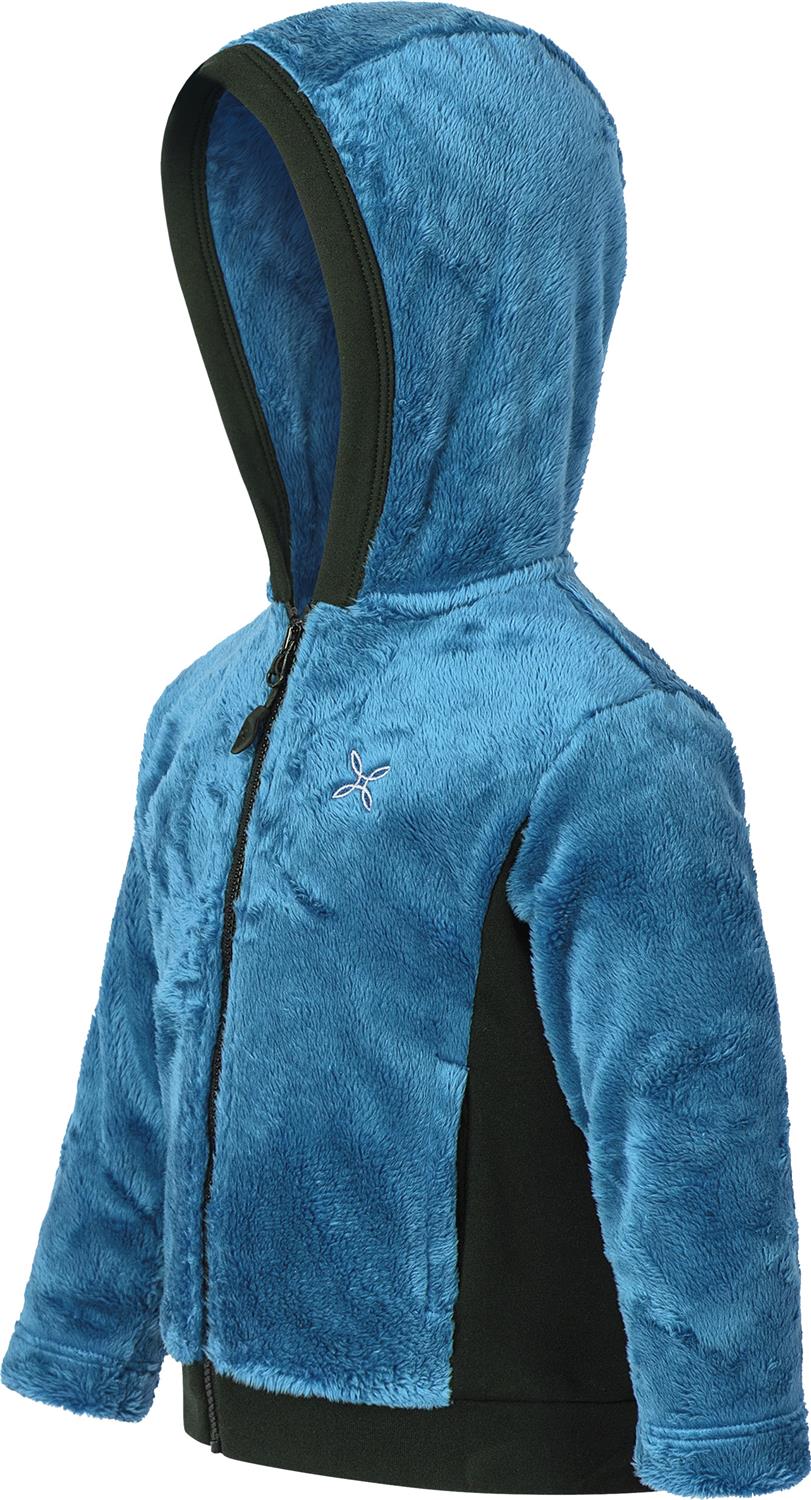 Montura - POLAR STRETCH HOODY JKT BABY — STEEL BLUE — Immagine 2