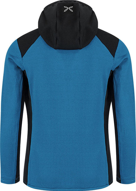 Montura - MELIS HOODED MAGLIA KIDS — DEEP BLUE — Vista posteriore 3