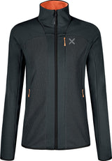 Montura - STRETCH 2 MAGLIA WOMAN — ANTRACITE/MELON — Vista frontale 1