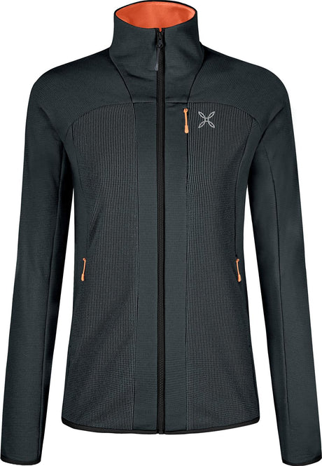 Montura - STRETCH 2 MAGLIA WOMAN — ANTRACITE/MELON — Vista frontale 1