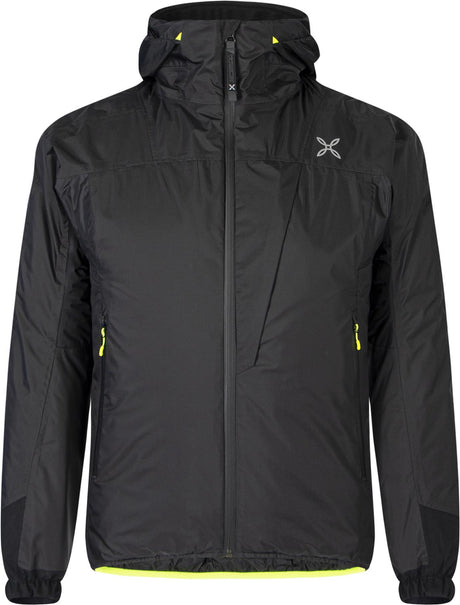 Montura - TRIDENT 4 JACKET — BLACK/GIALLO FLUO — Vista frontale 1