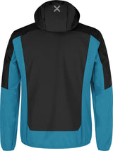 Montura - DOLOMITI WIND HOODED JACKET — BLACK/STEEL BLUE — Vista posteriore 3