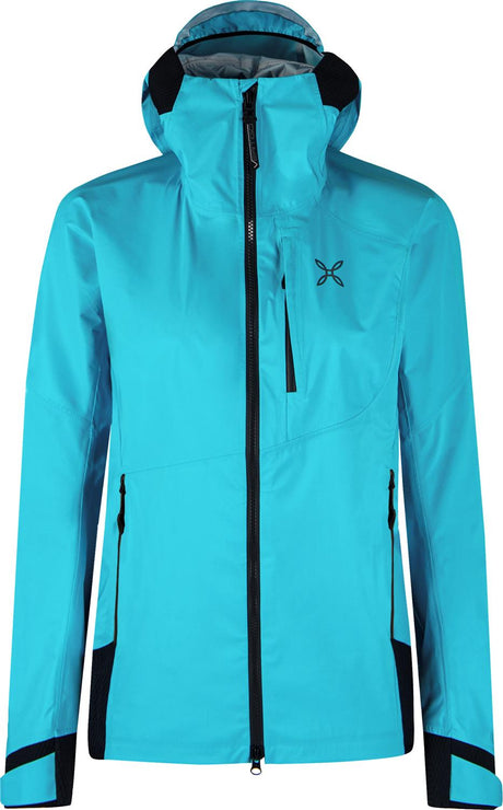 Montura - VERTIGO 3L JACKET WOMAN — TURQUOISE — Vista frontale 1
