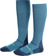 Montura - SYNTH SOCKS — STEEL BLUE/SUNNY LIME — Vista frontale 1