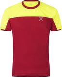 Montura - HIGH T-SHIRT — ROSSO/GIALLO FLUO — Vista frontale 1