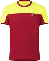 Montura - HIGH T-SHIRT — ROSSO/GIALLO FLUO — Vista frontale 1
