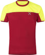 Montura - HIGH T-SHIRT — ROSSO/GIALLO FLUO — Vista frontale 1