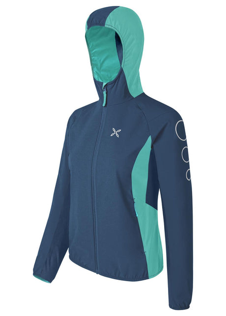 Montura - FLASH SKY JACKET WOMAN — DEEP BLUE/CARE BLUE — Immagine 2