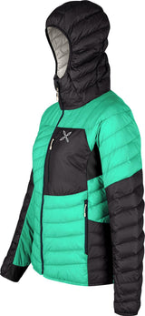 Montura - CIELO HOODED DUVET WOMAN — BRIGHT TEAL/SHELL — Immagine 2