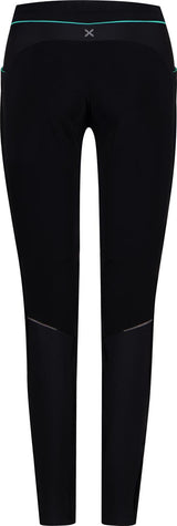 Montura - THERMO FIT 2 PANTS WOMAN — BLACK/BRIGHT TEAL — Vista posteriore 3
