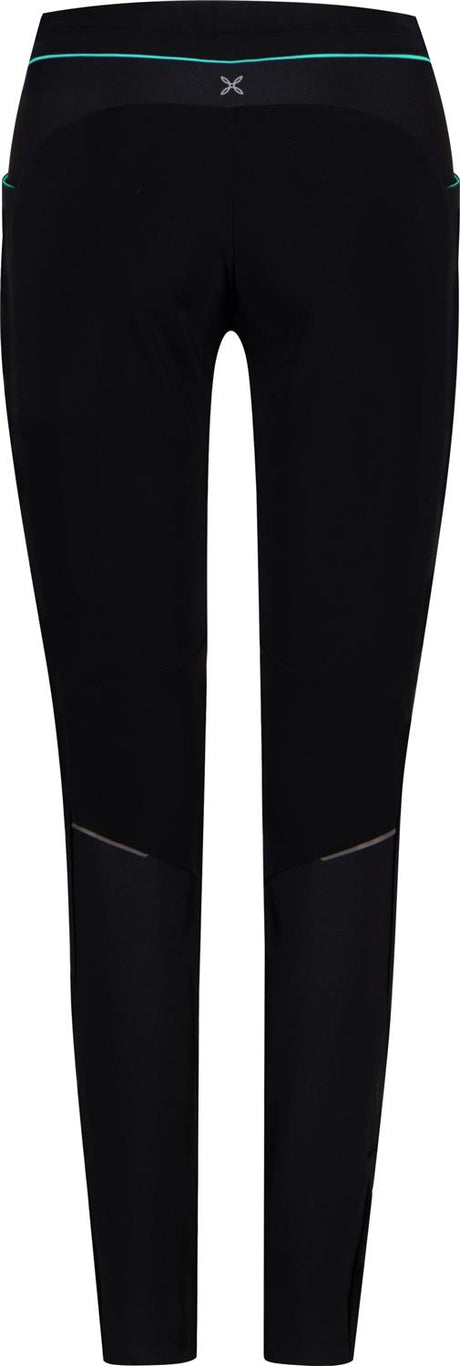 Montura - THERMO FIT 2 PANTS WOMAN — BLACK/BRIGHT TEAL — Vista posteriore 3