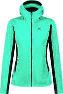 Montura - POLAR STYLE HOODED JKT WOMAN — BRIGHT TEAL — Vista frontale 1