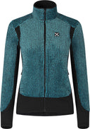 Montura - ICE BLINK JACKET WOMAN — CARE BLUE — Vista frontale 1