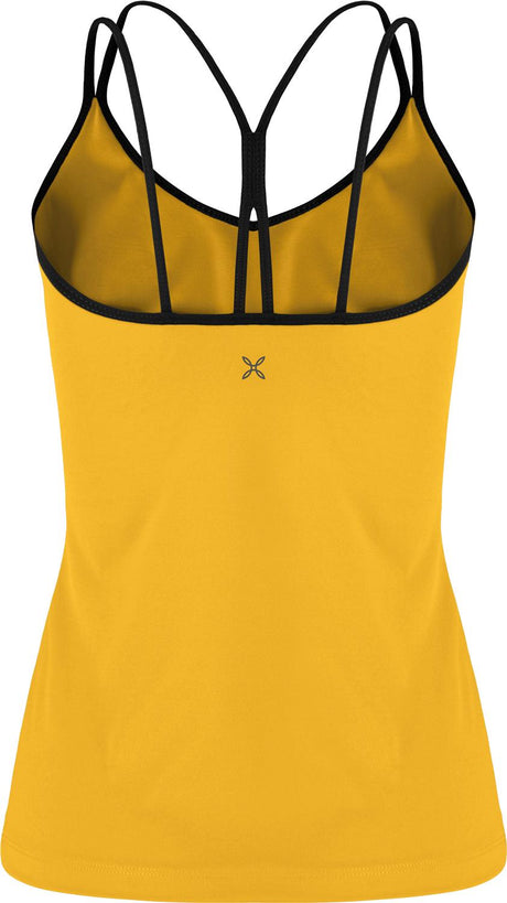 Montura - CRIMP CROSS CANOTTA WOMAN — MUSTARD — Vista posteriore 2