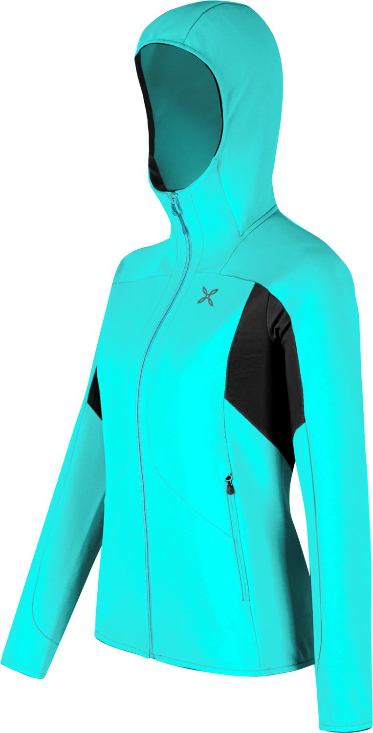 Montura - SMOOTH 2 HOODED MAGLIA WOMAN — TURQUOISE — Immagine 2