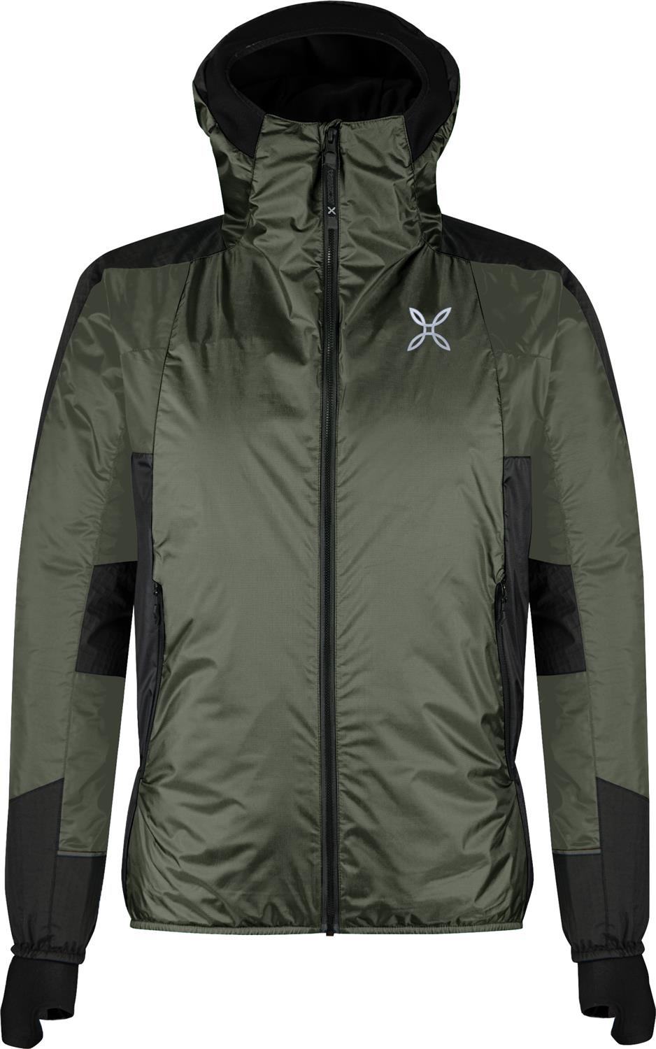 Montura - SKISKY EVO HOODED JACKET — VERDE SALVIA — Vista frontale 1