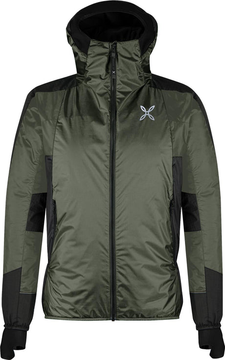 Montura - SKISKY EVO HOODED JACKET — VERDE SALVIA — Vista frontale 1