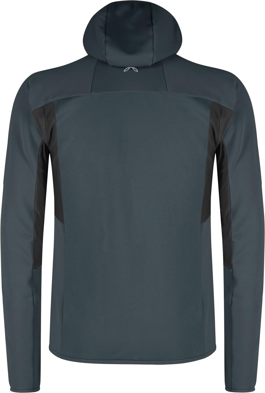 Montura - SMOOTH 2 HOODED MAGLIA — PIOMBO/ORANGE — Vista posteriore 3