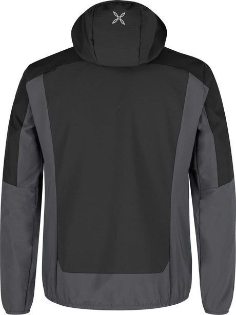 Montura - DOLOMITI WIND HOODED JACKET — BLACK/ANTRACITE — Vista posteriore 3