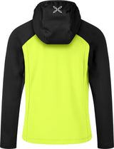 Montura - GRID LIGHT HOODED MAGLIA KIDS — VERDE LIME/BLACK — Vista posteriore 3