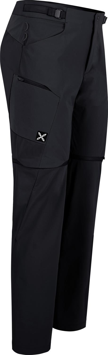 Montura - ALTAI ZIP OFF PANTS — BLACK — Immagine 2
