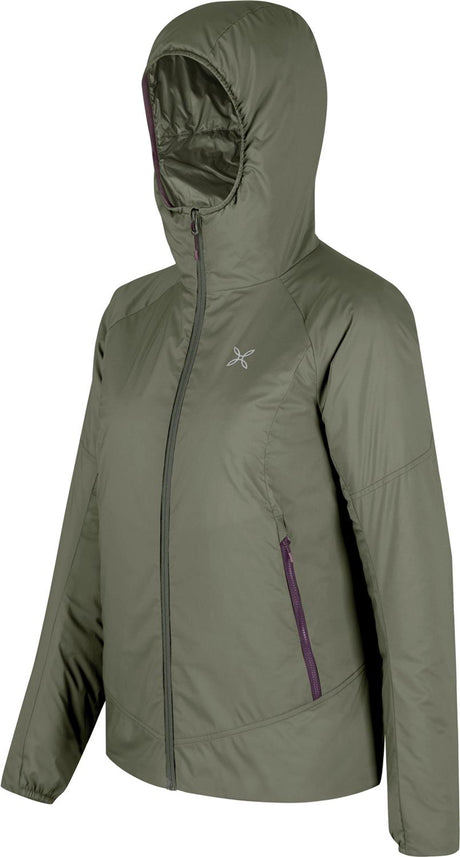 Montura - DOLOMITI HOODED JACKET WOMAN — VERDE SALVIA/VINACCIA — Immagine 2