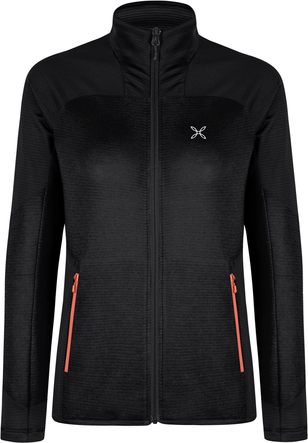 Montura - RISE MAGLIA WOMAN — BLACK/MELON — Vista frontale 1