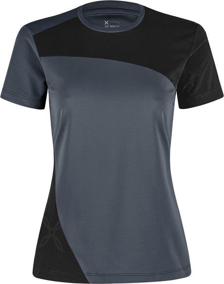 Montura - MIX-UP T-SHIRT WOMAN — PIOMBO/BLACK — Vista frontale 1