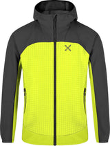 Montura - SPEED HOODED JACKET KIDS — VERDE LIME/ANTRACITE — Vista frontale 1