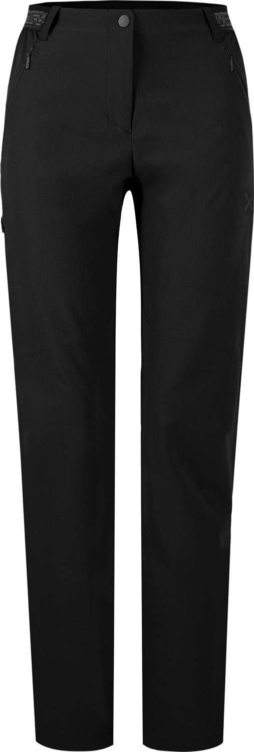 Montura - ROUTE RIPSTOP PANTS WOMAN — BLACK — Vista frontale 1