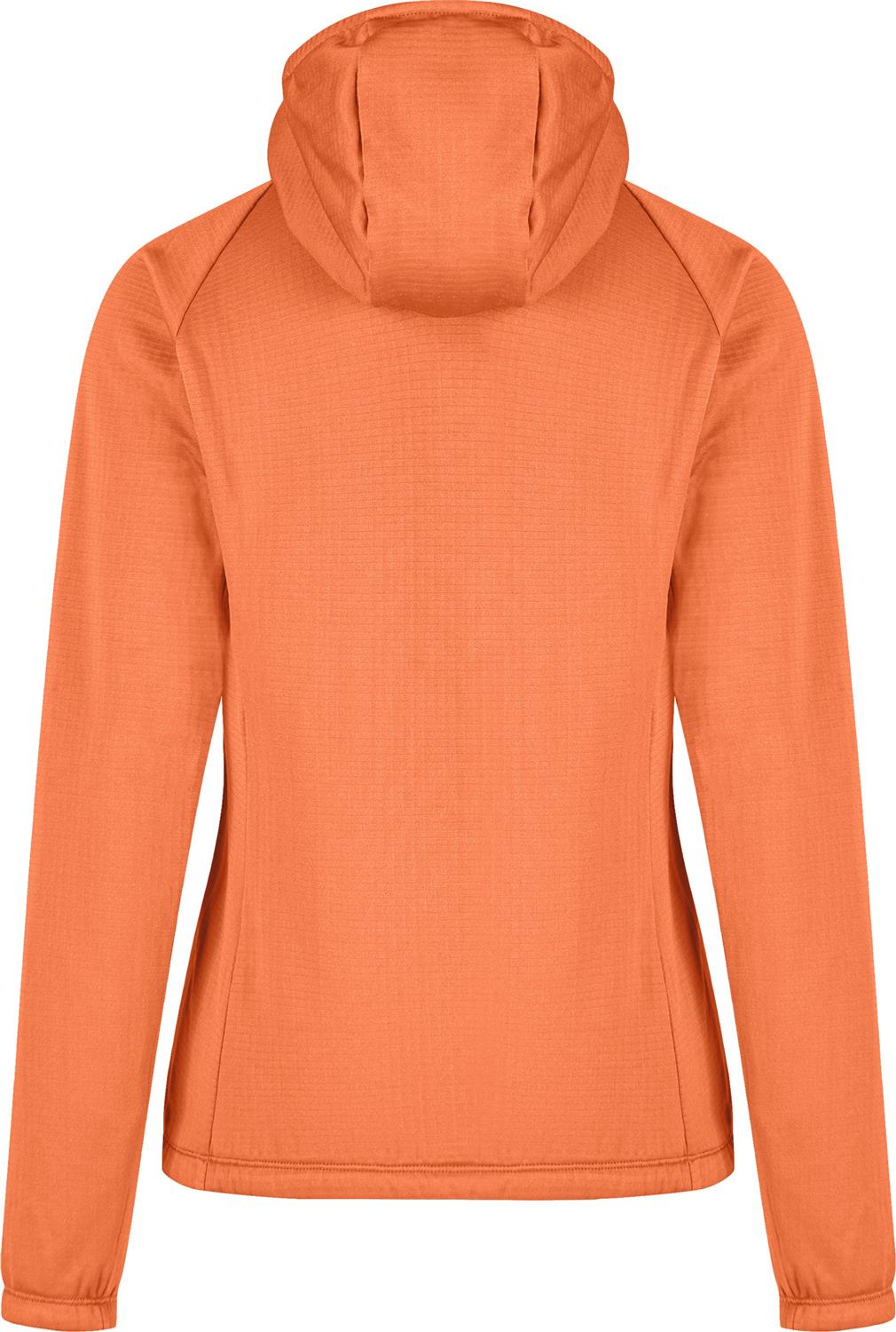 Montura - FADIS GRID HOODED MAGLIA WOMAN — MELON — Vista posteriore 3