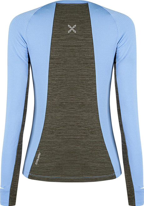 Montura - STRIDE POLARTEC L/S MAGLIA W. — DUSK/VERDE SALVIA — Vista posteriore 2
