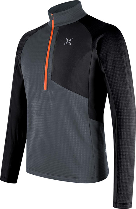 Montura - STRETCH COLOR 3 ANORAK — PIOMBO/ORANGE — Immagine 2