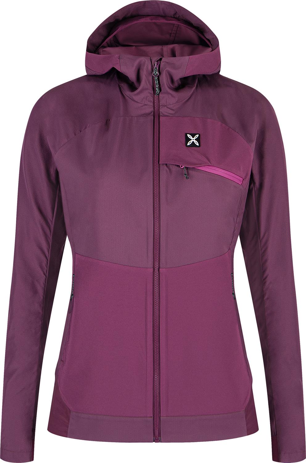 Montura - ALTAI HOODED JACKET WOMAN — VINACCIA/BATON ROUGE — Vista frontale 1