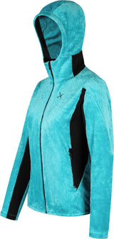 Montura - POLAR STYLE HOODED JKT WOMAN — TURQUOISE — Immagine 2