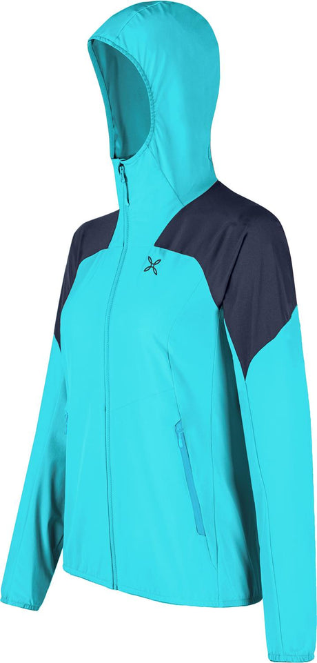 Montura - RISE HOODED JACKET WOMAN — TURQUOISE/GRAPHITE BLUE — Immagine 2