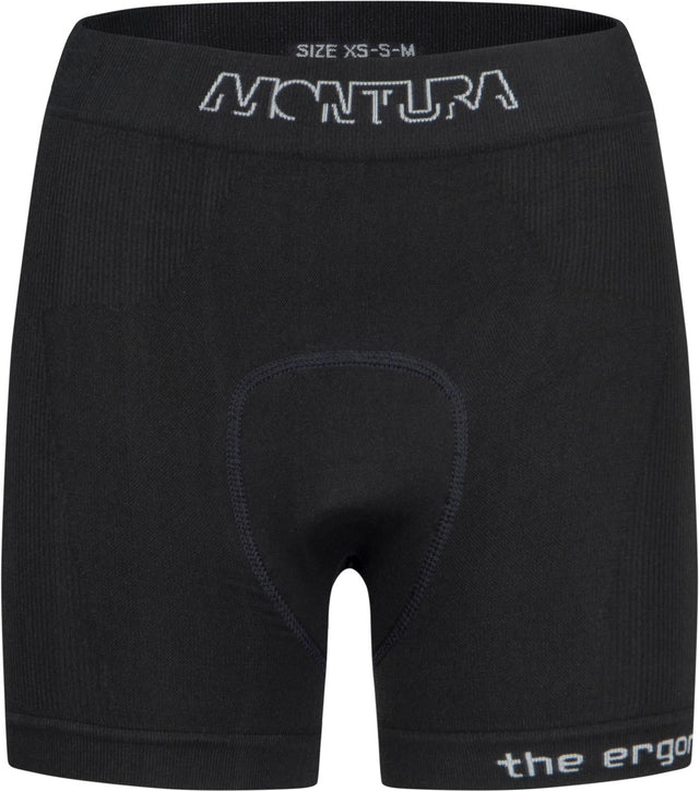 Montura - UNDER SHORTS WOMAN — BLACK — Vista frontale 1